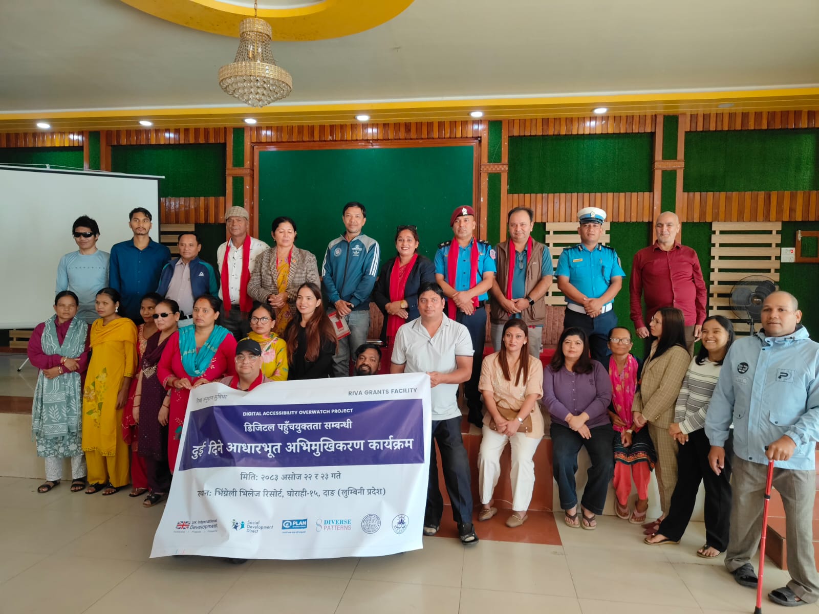 Diverse Patterns Institute team and community leaders during Kathmandu session